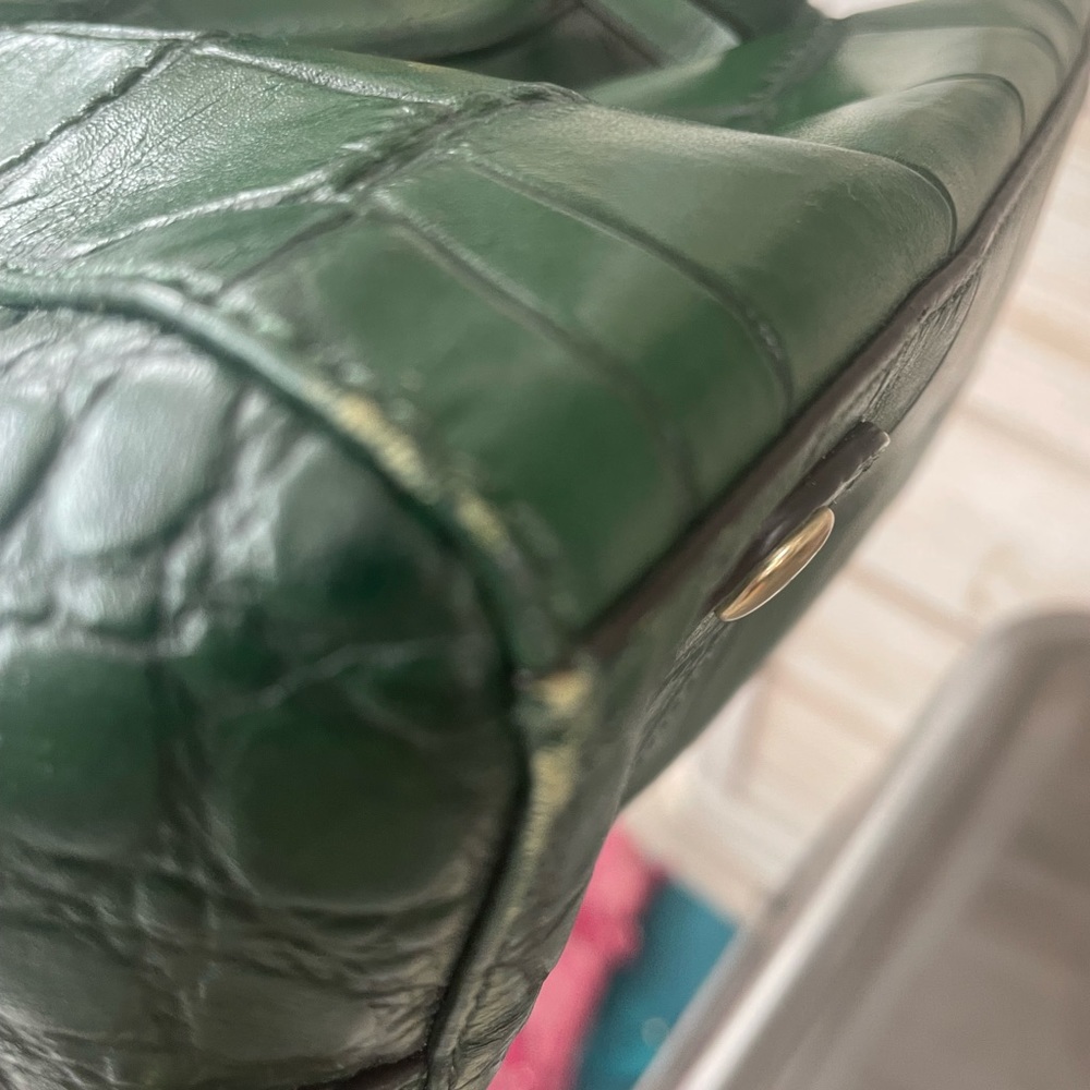 Coach Ashley Embossed Croc Bag - Picture 5 of 7